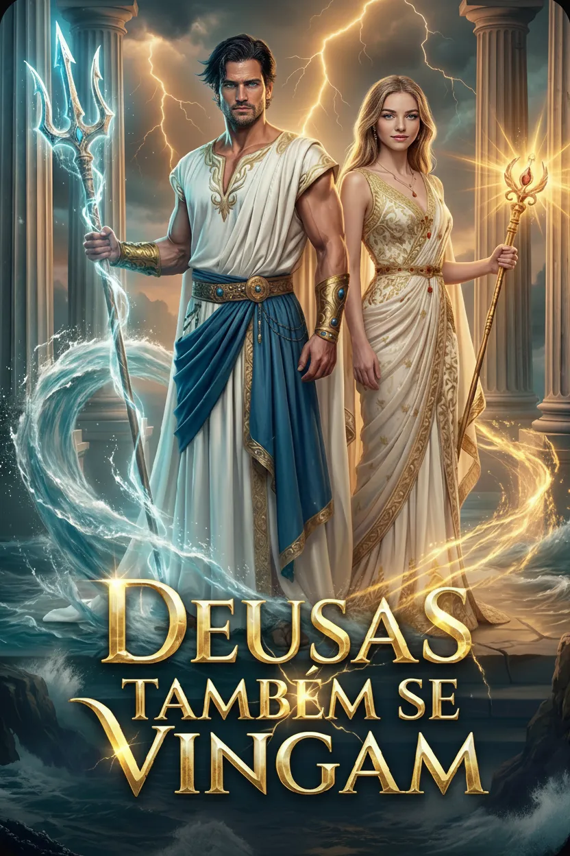 Capa de Deusas Também se Vingam - (Tarde Demais! a Filha Do Olimpo Te Abandona) - (Too Late! The Daughter of Olympus Forsakes You)