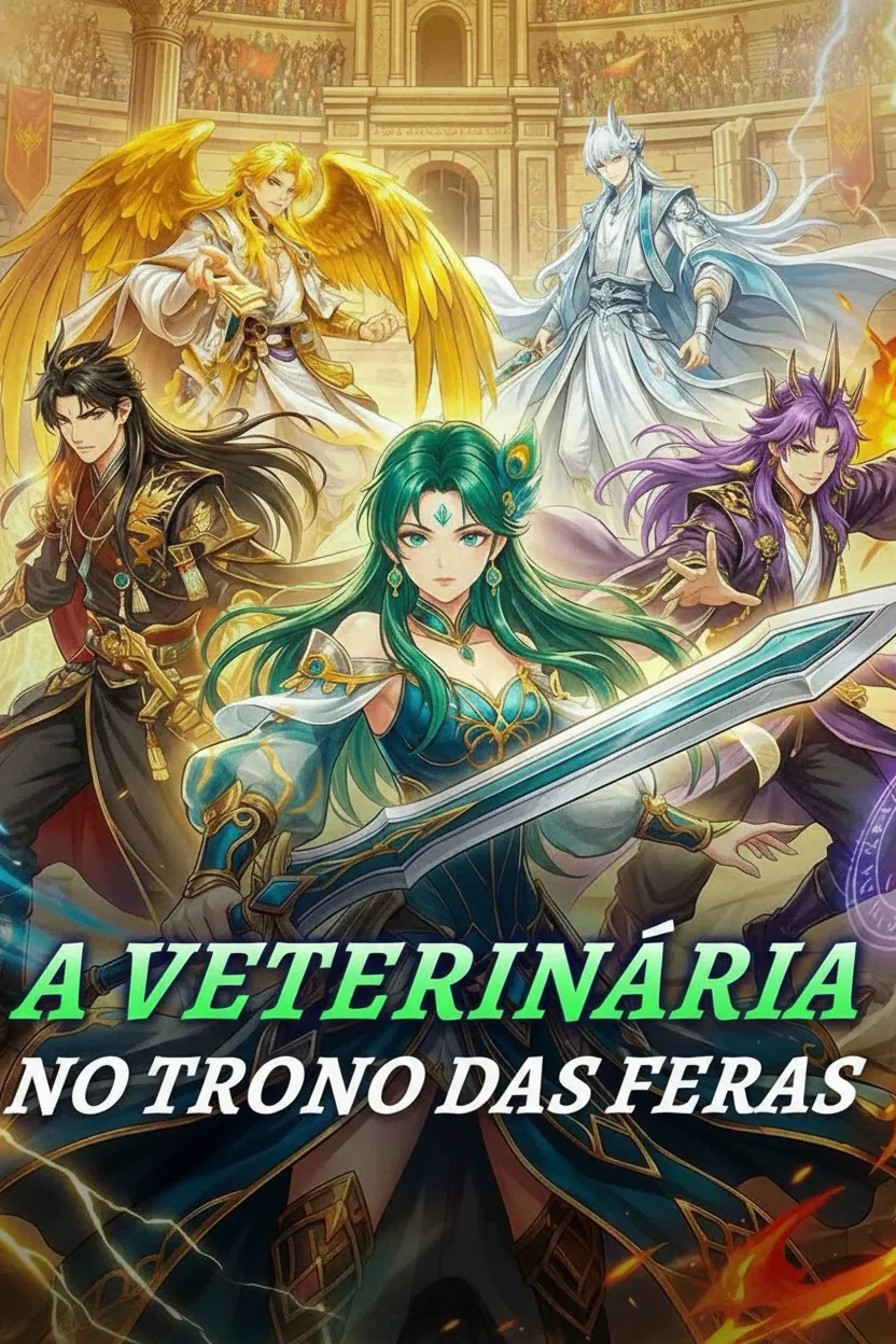 Capa de A Veterinária no Trono das Feras