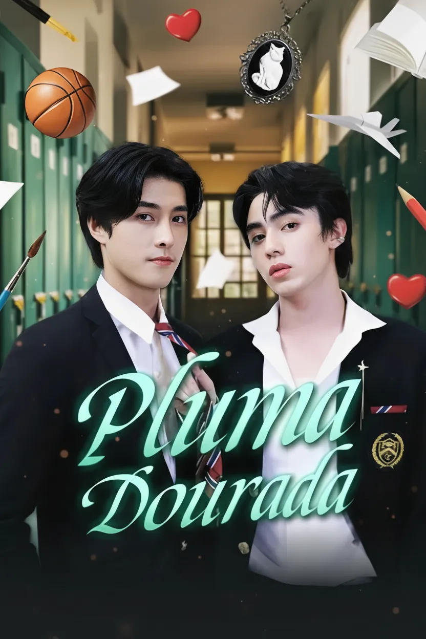 Capa de Pluma Dourada