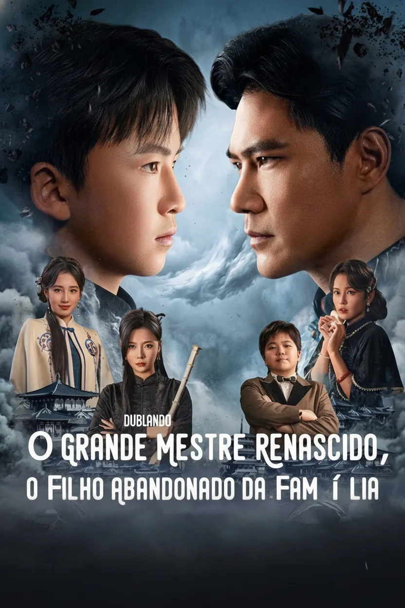Capa de O Grande Mestre Renascido, o Filho Abandonado da Família