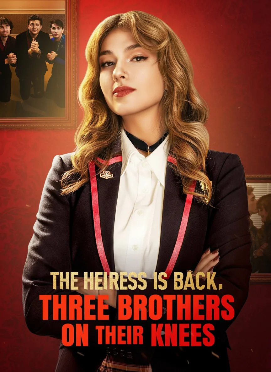 Capa de A Herdeira Esta De Volta, Três Irmãos De Joelhos (the Heiress Is Back, Three Brothers on Their Knees)
