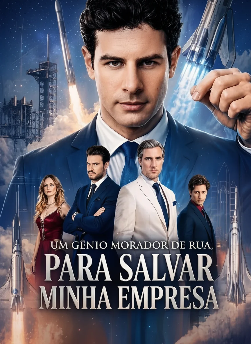 Capa de Um Gênio Morador de Rua, Para Salvar Minha Empresa (O Gênio De Rua Que Salvou Meu Império)