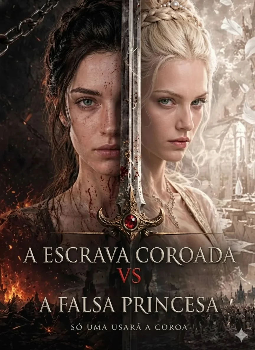 Capa de A Escrava Coroada Vs A Falsa Princesa (Crowned slave vs the fake princess)