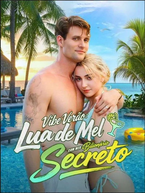 Capa de Lua De Mel De Verão Com Meu Bilionário Secreto ( vibe Verão Lua De Mel Com Meu Bilionário Secreto)