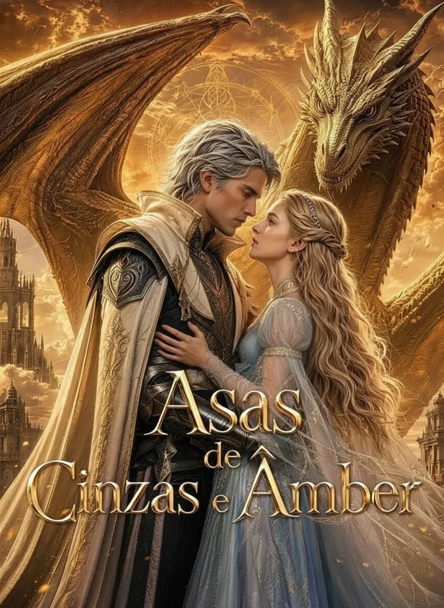 Capa de Asas De Cinza E Âmber (Asas De Cinzas E Âmbar)