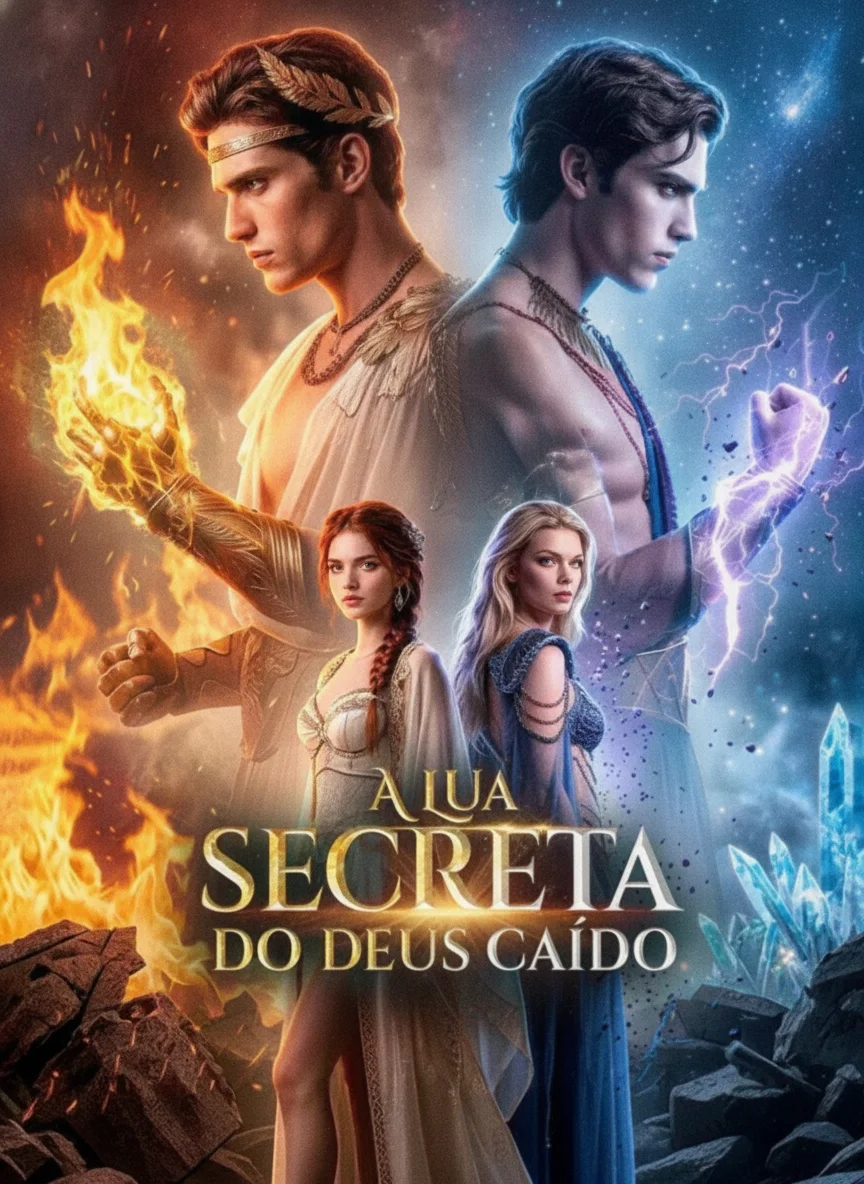 Capa de A Lua Secreta Do Deus Caído