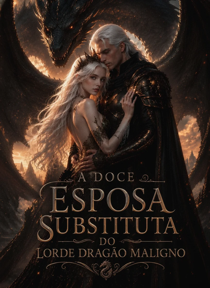 Capa de A Doce Esposa Substituta Do Lorde Dragão Maligno