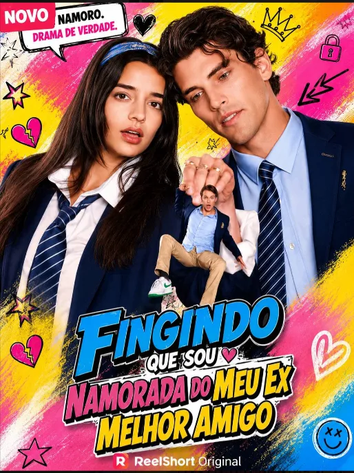Capa de Fingindo Que Sou Namorada Do Meu Ex Melhor Amigo (Faking It with My Exs Best Friend)