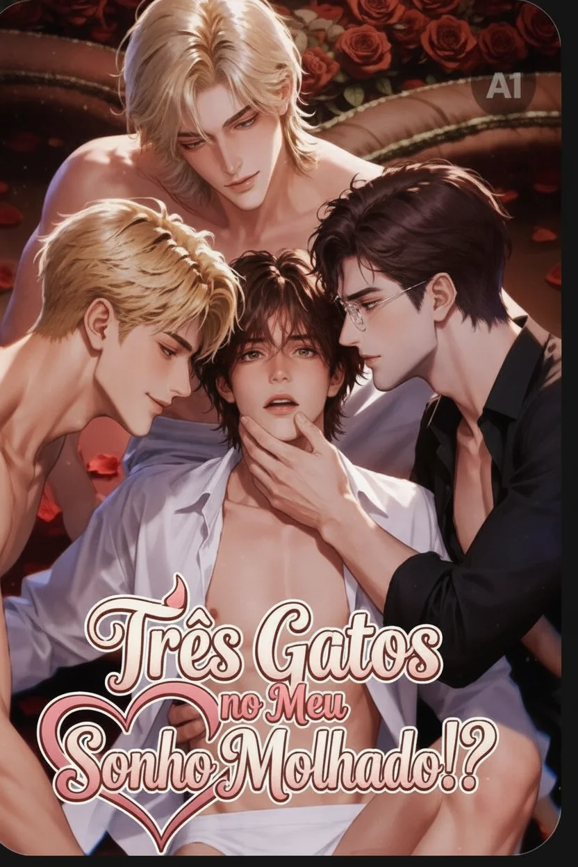 Capa de Três Gatos No Meu Sonho Molhado