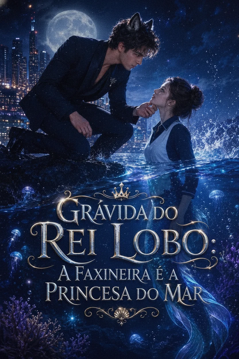 Capa de Grávida do Rei Lobo: a Faxineira É a Princesa do Mar