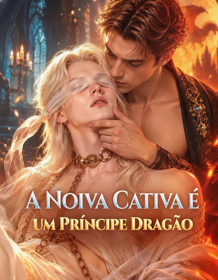 Capa de A Noiva Cativa É um Príncipe Dragão