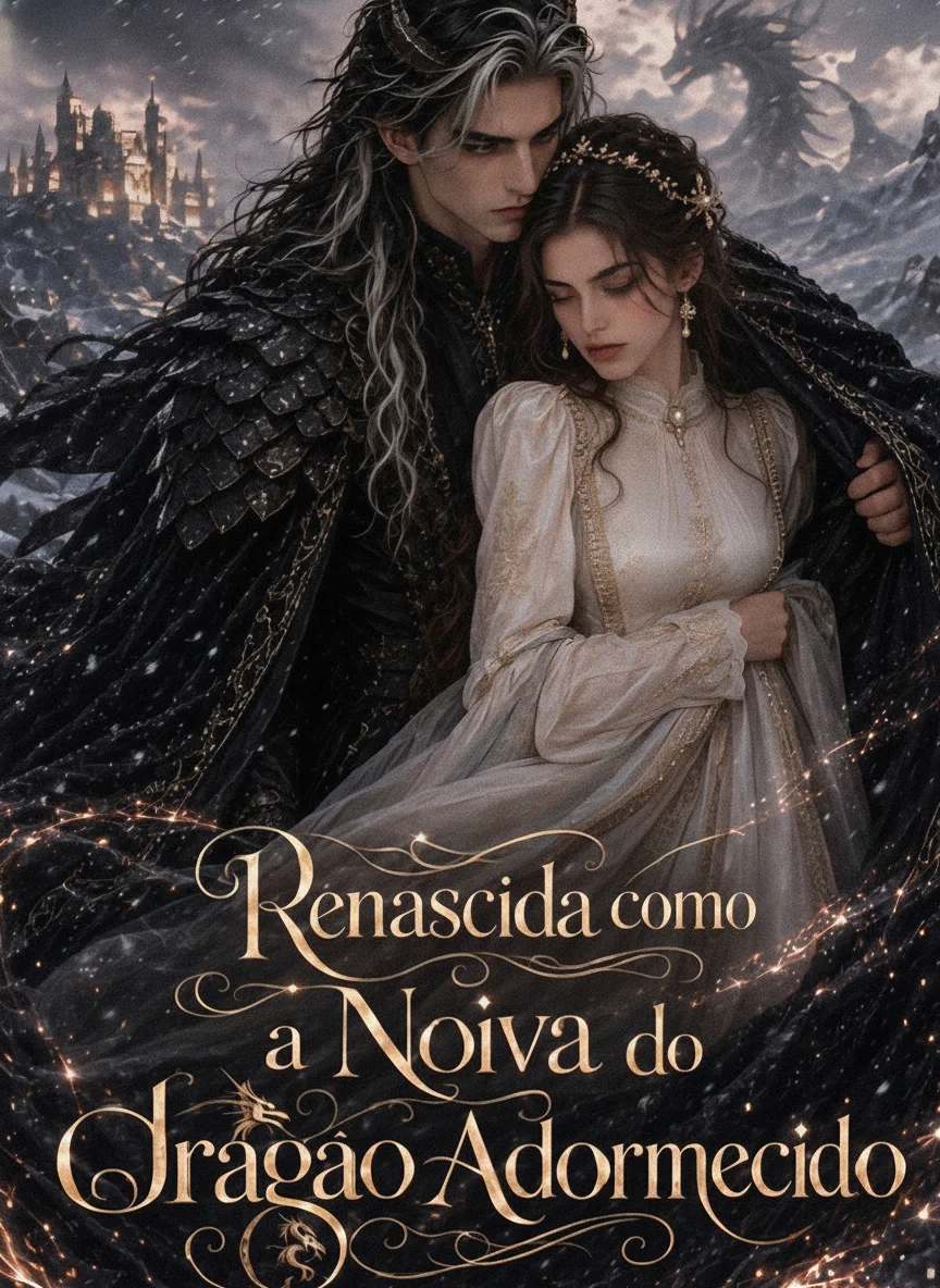 Capa de Renascida como a Noiva do Dragão Adormecido