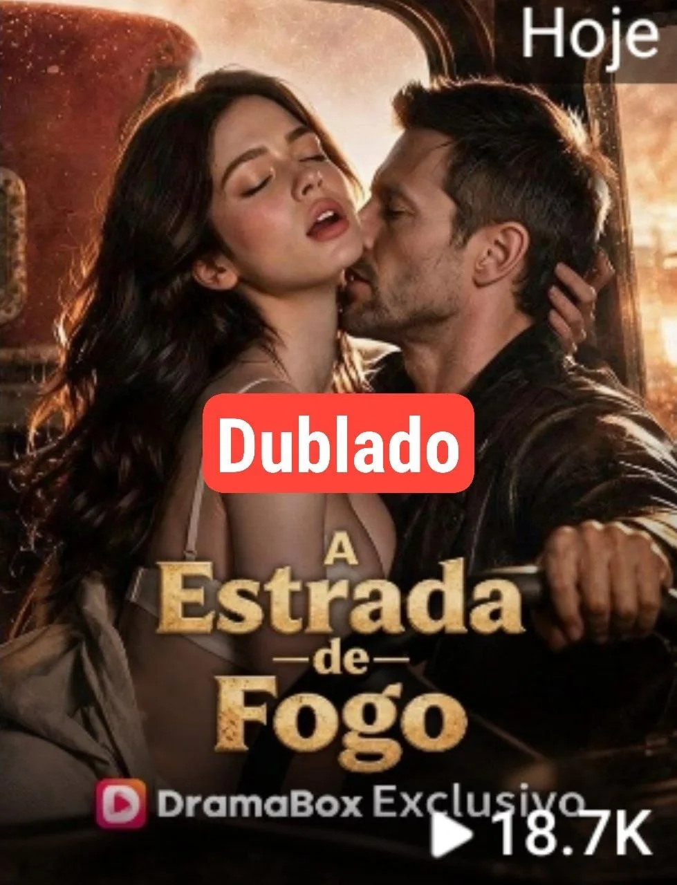 Capa de A Estrada de Fogo