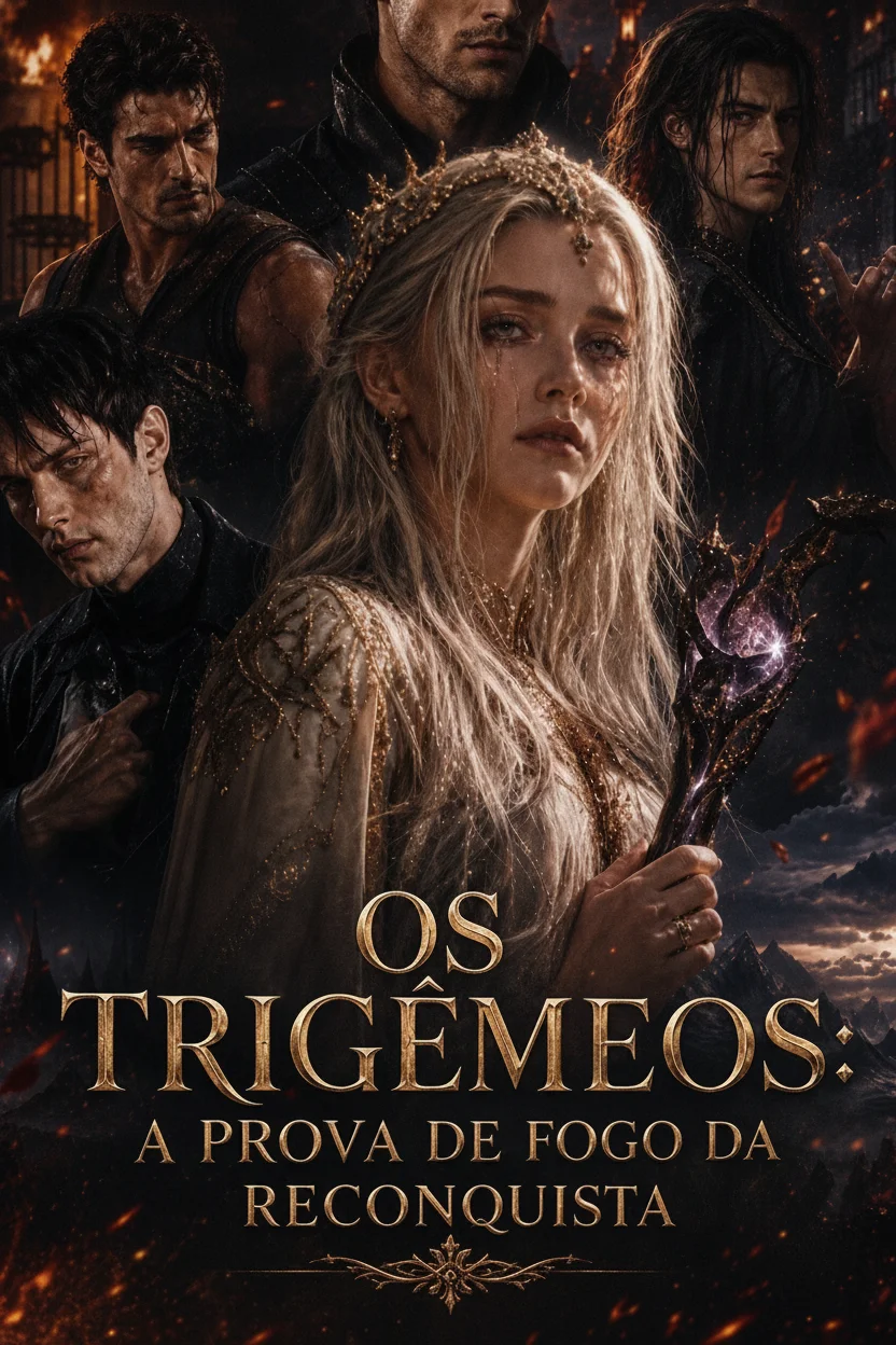 Capa de Os Trigêmeos: A Prova de Fogo da Reconquista