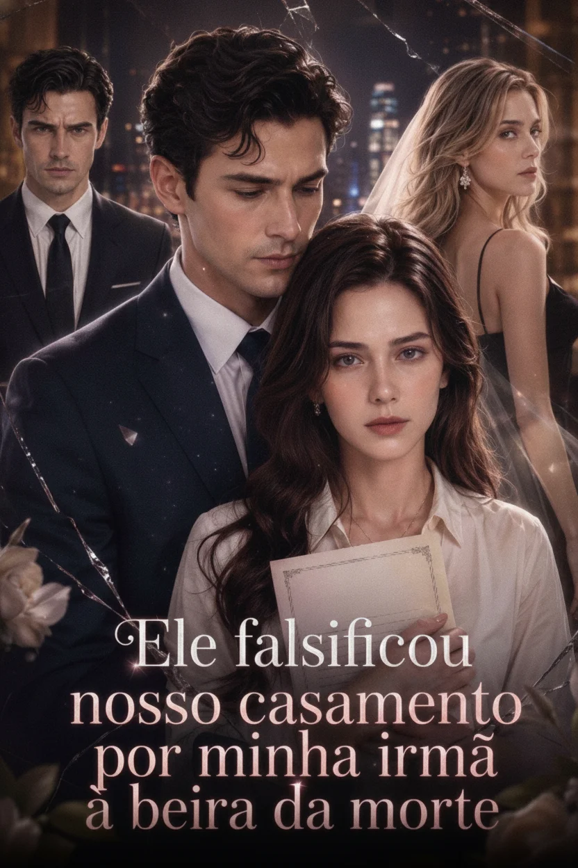 Capa de Ele Falsificou Nosso Casamento por Minha Irmã à Beira da Morte