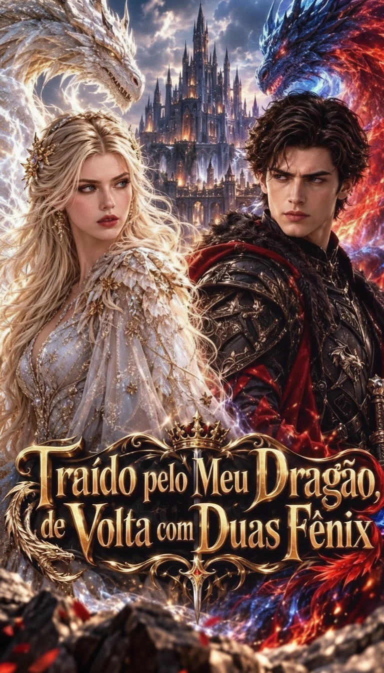 Capa de Traído pelo Meu Dragão, de Volta com Duas Fênix