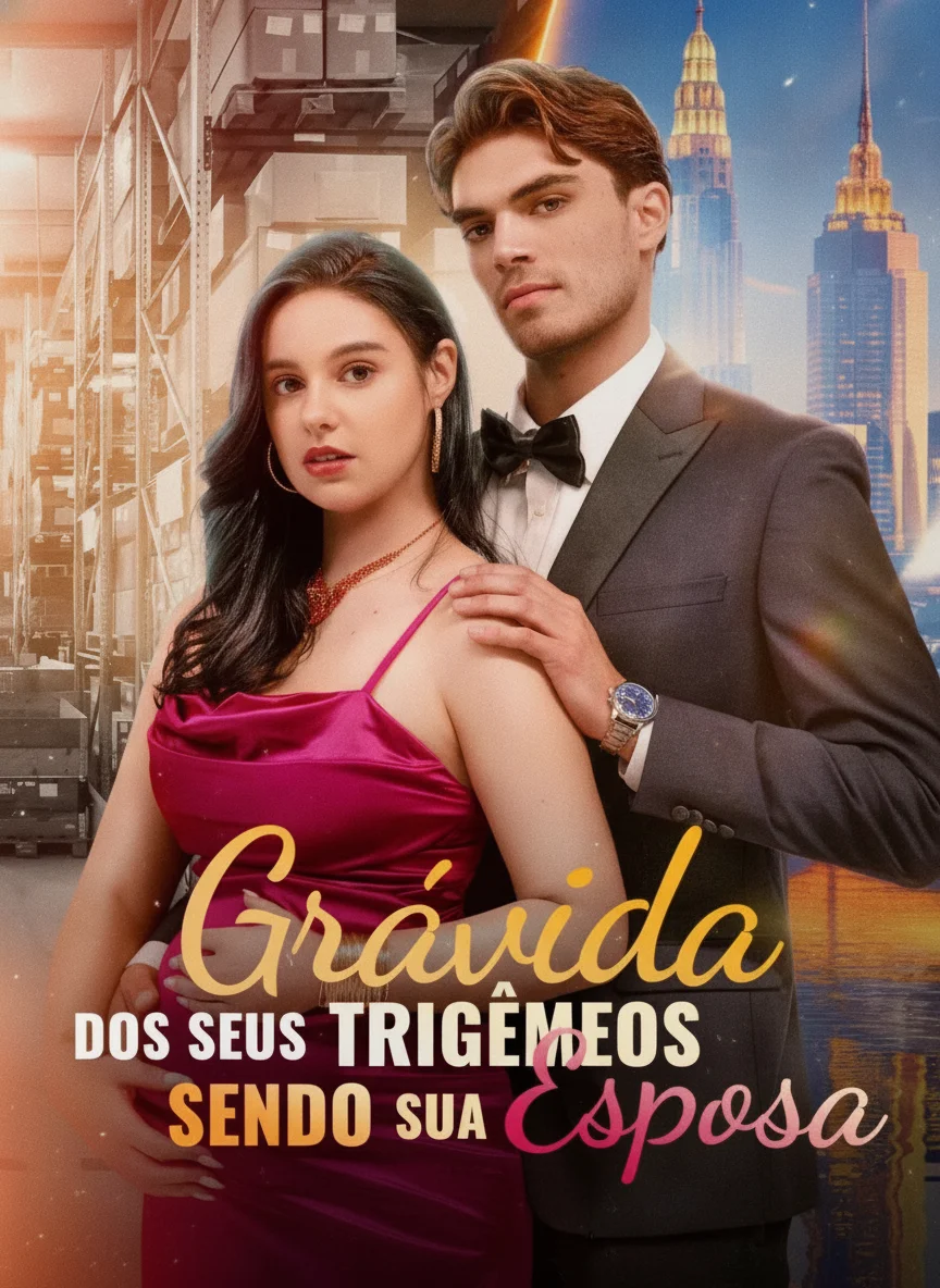 Capa de Grávida dos Seus Trigêmeos Sendo Sua Esposa