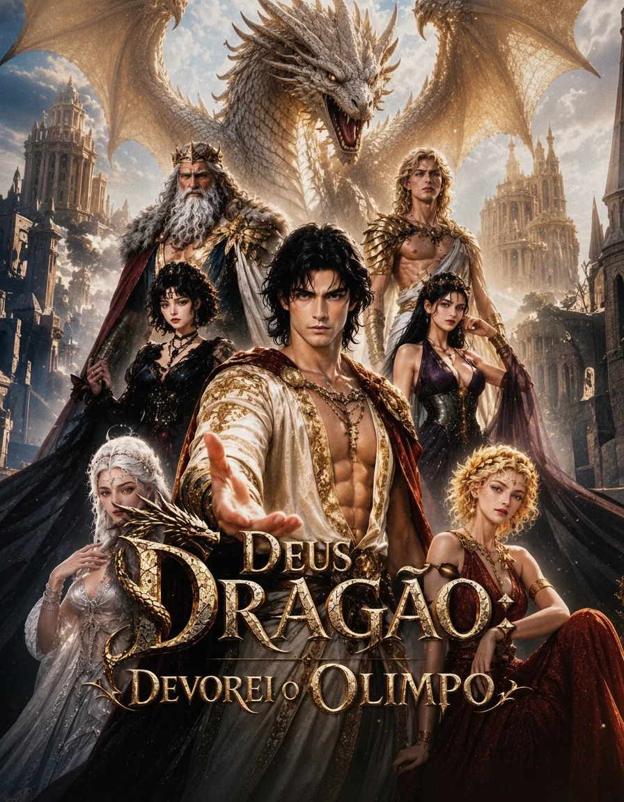Capa de Deus Dragão: Devorei o Olimpo