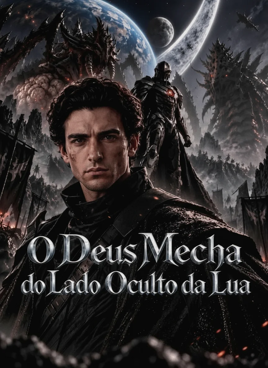 Capa de O Deus Mecha do Lado Oculto da Lua